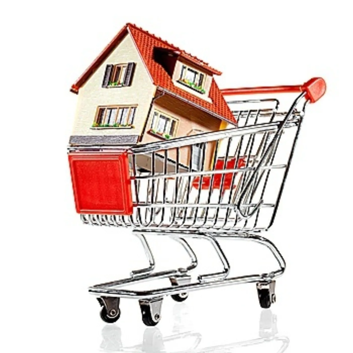 house in shopping cart